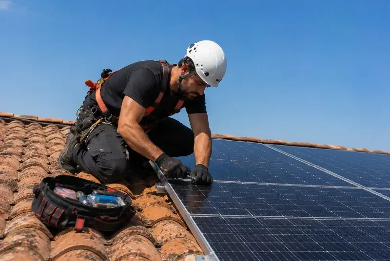 Maintenance et monitoring de panneaux solaires à Carlipa